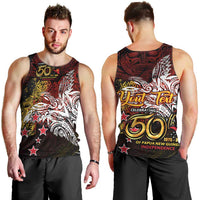 PNG 1975 - 2025 Men Tank Top Papua New Guinea 50th Independence Anniversary