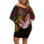 PNG 1975 - 2025 Off Shoulder Short Dress Papua New Guinea 50th Independence Anniversary