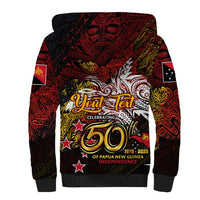PNG 1975 - 2025 Sherpa Hoodie Papua New Guinea 50th Independence Anniversary