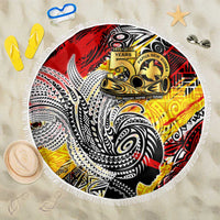 Papua New Guinea 50th Independence Day Beach Blanket Celebrate Our History, Inspire Our Future