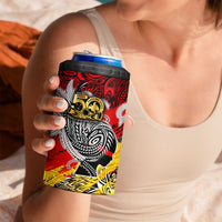 Papua New Guinea 50th Independence Day 4 in 1 Can Cooler Tumbler Celebrate Our History, Inspire Our Future