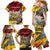 Papua New Guinea 50th Independence Day Family Matching Mermaid Dress and Hawaiian Shirt Celebrate Our History, Inspire Our Future
