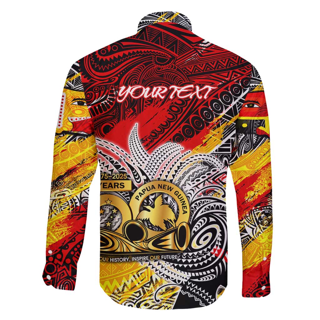 Papua New Guinea 50th Independence Day Family Matching Summer Maxi Dress and Hawaiian Shirt Celebrate Our History, Inspire Our Future