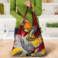 Papua New Guinea 50th Independence Day Grocery Bag Celebrate Our History, Inspire Our Future