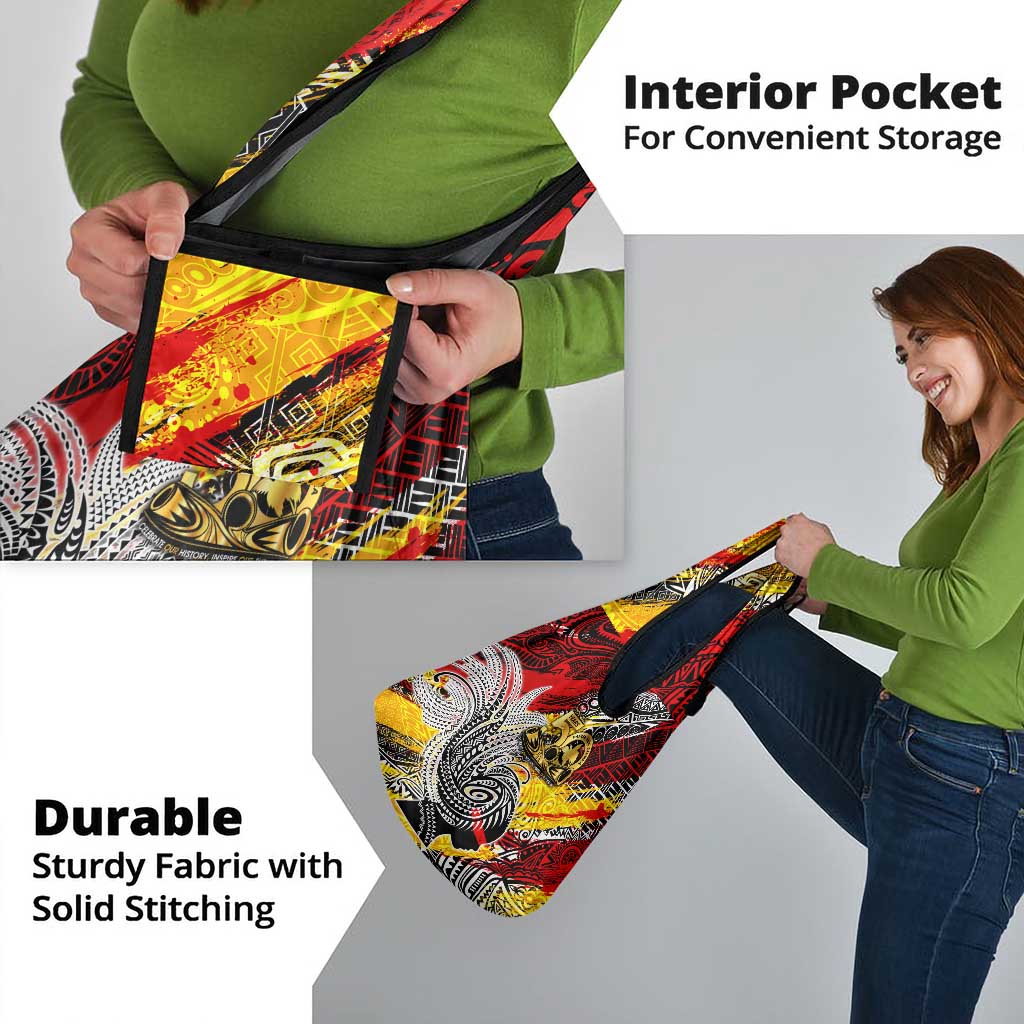 Papua New Guinea 50th Independence Day Grocery Bag Celebrate Our History, Inspire Our Future