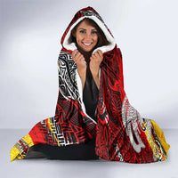 Papua New Guinea 50th Independence Day Hooded Blanket Celebrate Our History, Inspire Our Future