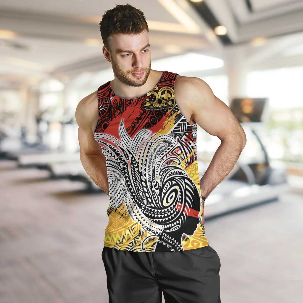 Papua New Guinea 50th Independence Day Men Tank Top Celebrate Our History, Inspire Our Future