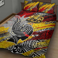 Papua New Guinea 50th Independence Day Quilt Bed Set Celebrate Our History, Inspire Our Future