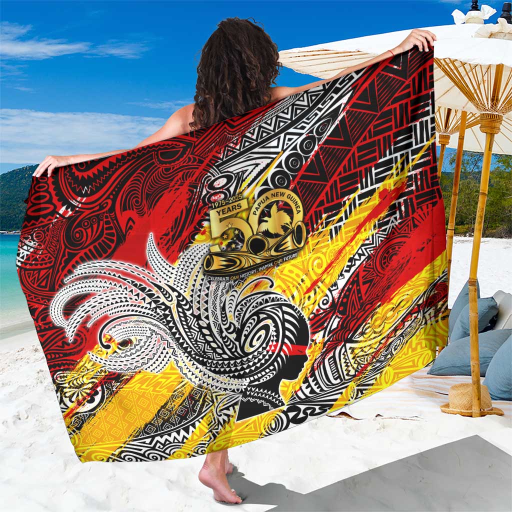 Papua New Guinea 50th Independence Day Sarong Celebrate Our History, Inspire Our Future