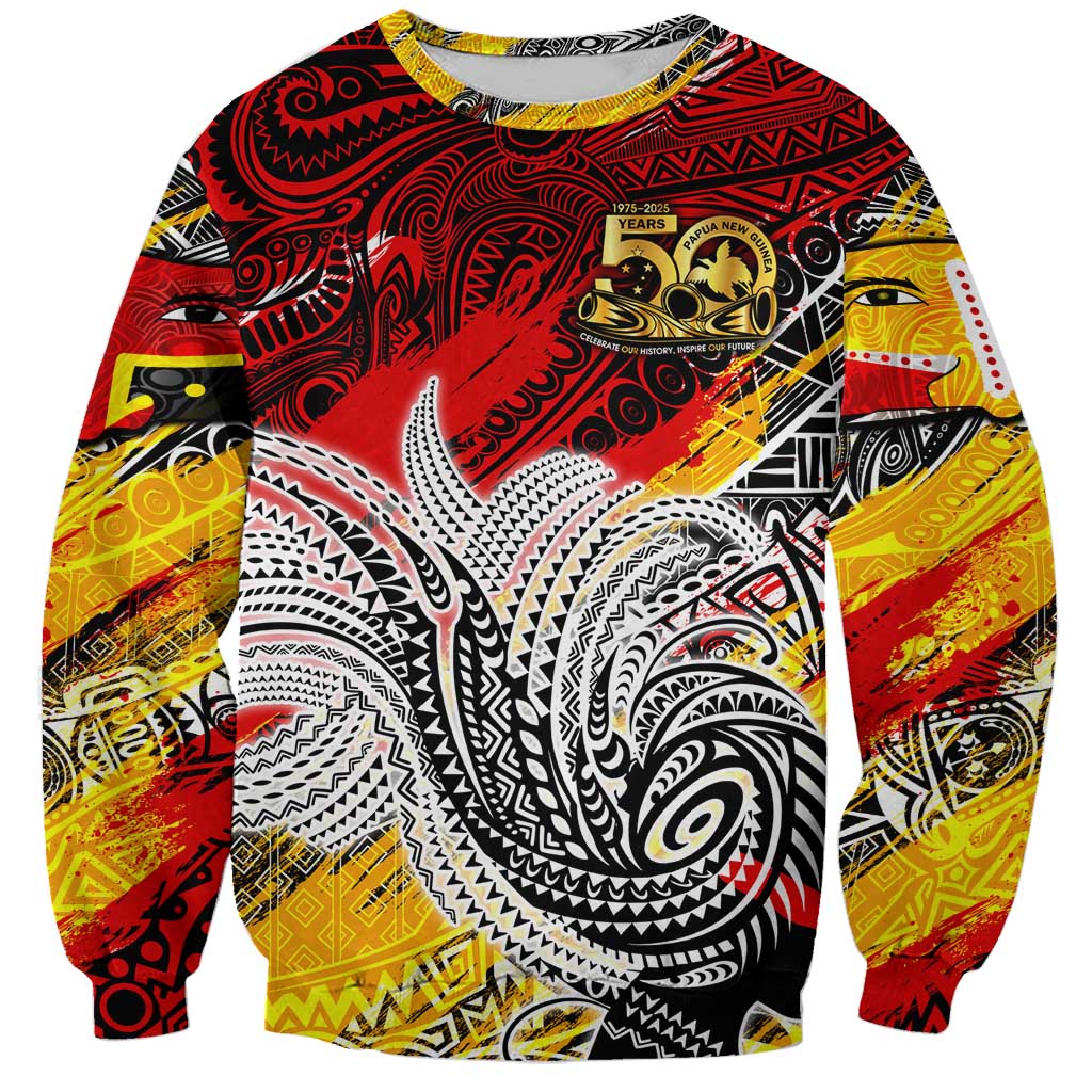 Papua New Guinea 50th Independence Day Sweatshirt Celebrate Our History, Inspire Our Future