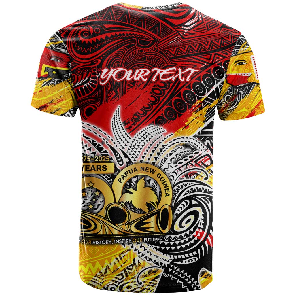 Papua New Guinea 50th Independence Day T Shirt Celebrate Our History, Inspire Our Future