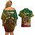 Vanuatu 45th Independence Anniversary Couples Matching Off Shoulder Short Dress and Hawaiian Shirt Embracing Our Traditions Shaping Our Future