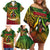 Vanuatu 45th Independence Anniversary Family Matching Off Shoulder Short Dress and Hawaiian Shirt Embracing Our Traditions Shaping Our Future