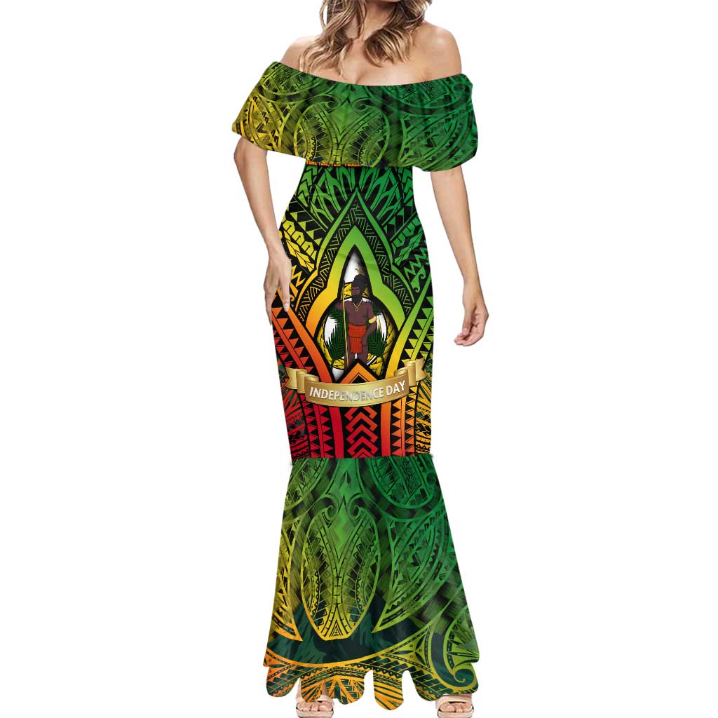 Vanuatu 45th Independence Anniversary Mermaid Dress Embracing Our Traditions Shaping Our Future