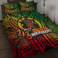 Vanuatu 45th Independence Anniversary Quilt Bed Set Embracing Our Traditions Shaping Our Future