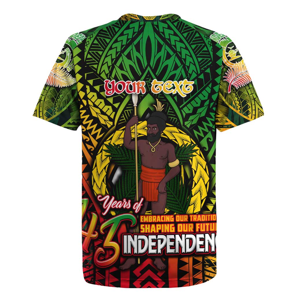 Vanuatu 45th Independence Anniversary Rugby Jersey Embracing Our Traditions Shaping Our Future