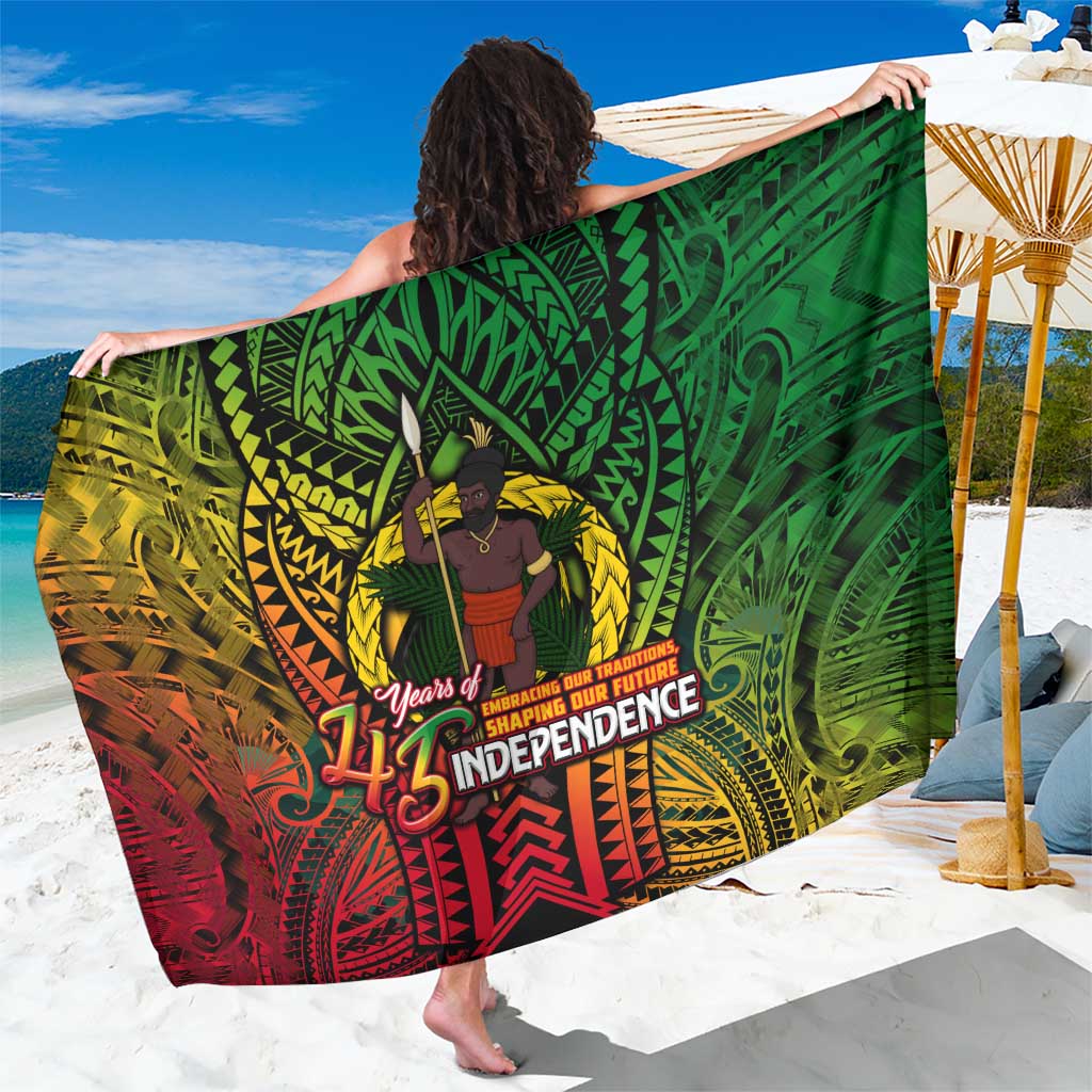 Vanuatu 45th Independence Anniversary Sarong Embracing Our Traditions Shaping Our Future