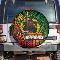 Vanuatu 45th Independence Anniversary Spare Tire Cover Embracing Our Traditions Shaping Our Future