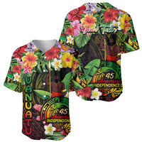 45th Anniversary of Freedom Vanuatu Baseball Jersey Island Pride Cultural Power Pacific Unity