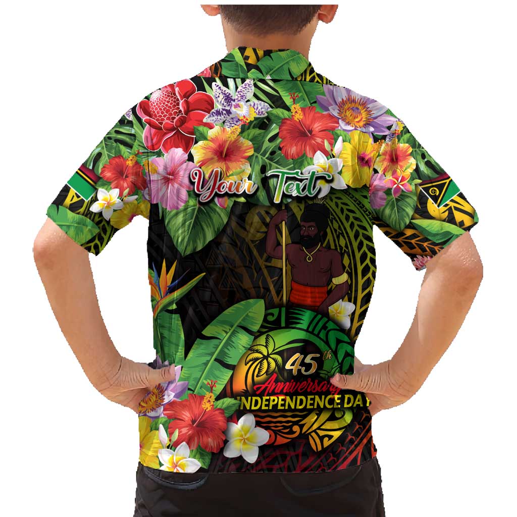 45th Anniversary of Freedom Vanuatu Family Matching Mermaid Dress and Hawaiian Shirt Island Pride Cultural Power Pacific Unity