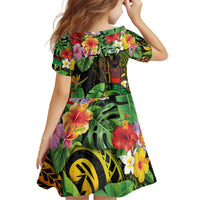 45th Anniversary of Freedom Vanuatu Family Matching Off The Shoulder Long Sleeve Dress and Hawaiian Shirt Island Pride Cultural Power Pacific Unity