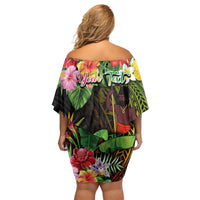 45th Anniversary of Freedom Vanuatu Family Matching Off Shoulder Short Dress and Hawaiian Shirt Island Pride Cultural Power Pacific Unity