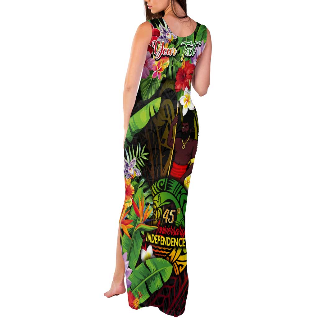 45th Anniversary of Freedom Vanuatu Tank Maxi Dress Island Pride Cultural Power Pacific Unity