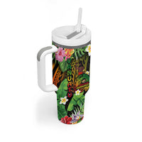 45th Anniversary of Freedom Vanuatu Tumbler With Handle Island Pride Cultural Power Pacific Unity
