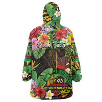 45th Anniversary of Freedom Vanuatu Wearable Blanket Hoodie Island Pride Cultural Power Pacific Unity