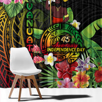 45th Anniversary of Freedom Vanuatu Window Curtain Island Pride Cultural Power Pacific Unity