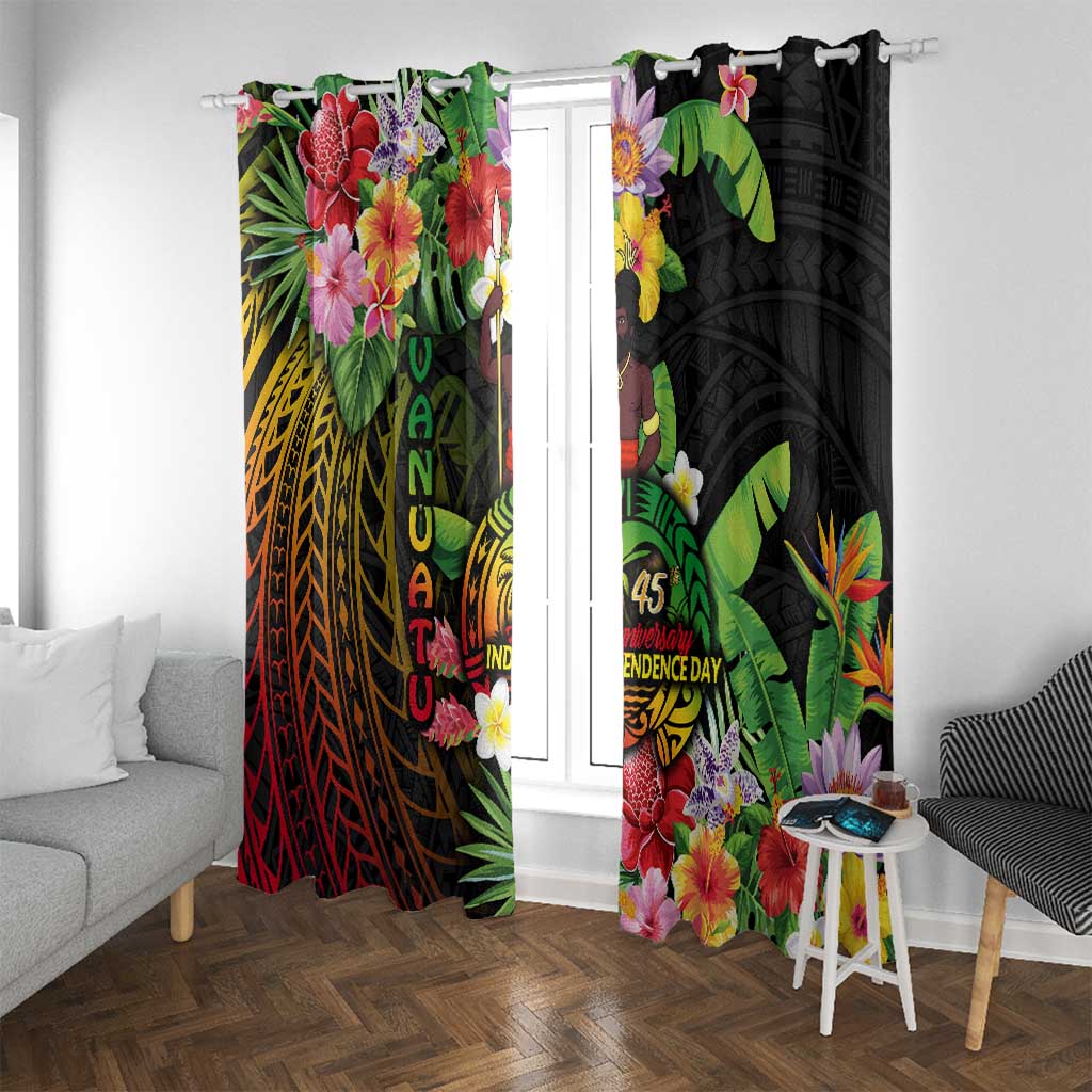 45th Anniversary of Freedom Vanuatu Window Curtain Island Pride Cultural Power Pacific Unity