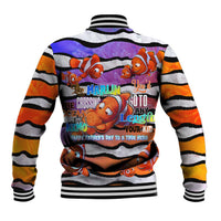 The Ocean Best Dad Baseball Jacket Like Marlin Happy Fathers Day To a True Hero - Polynesian Pride