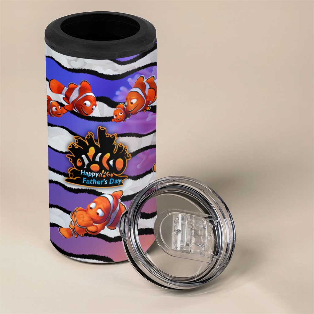 The Ocean Best Dad 4 in 1 Can Cooler Tumbler Like Marlin Happy Fathers Day To a True Hero - Polynesian Pride