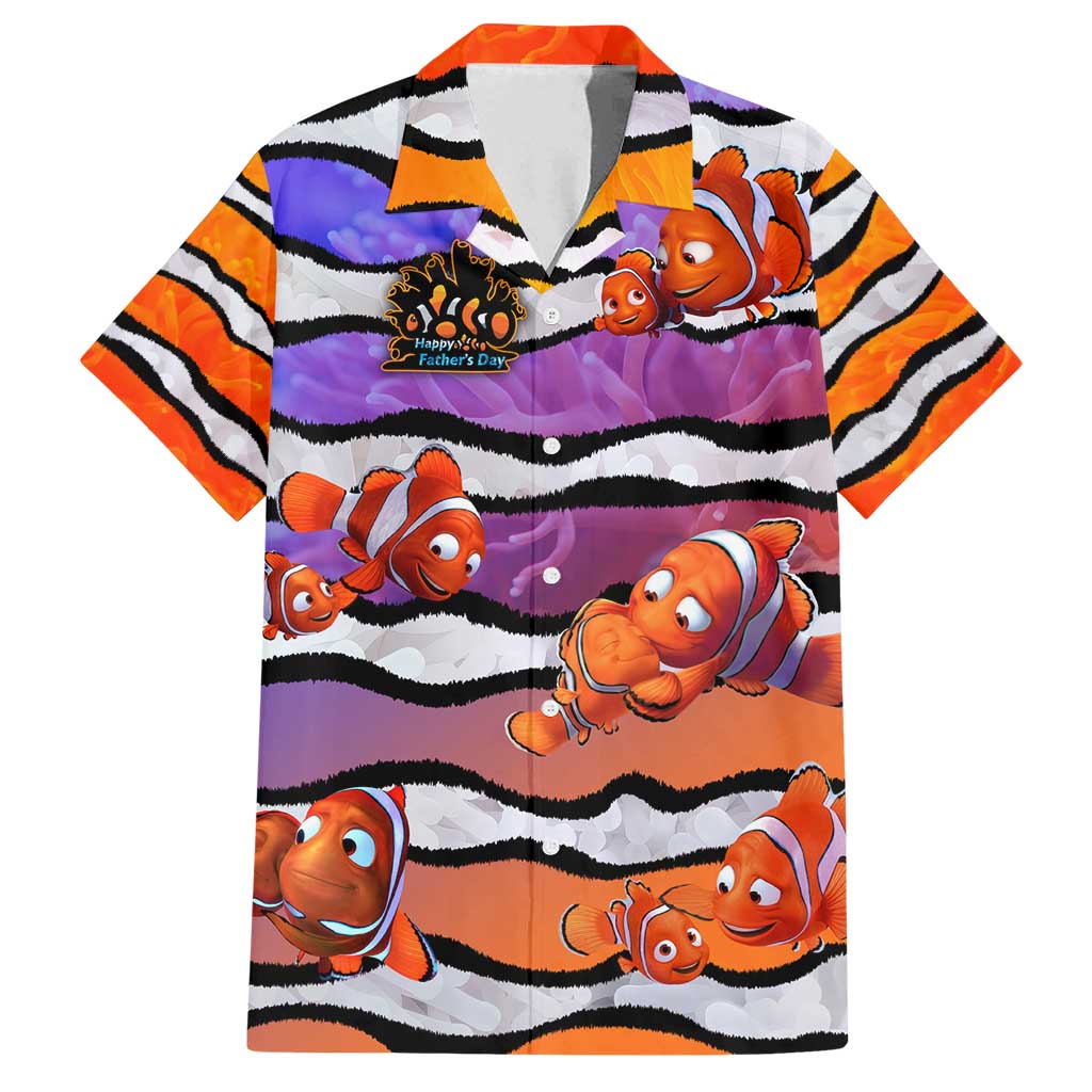 The Ocean Best Dad Family Matching Off Shoulder Short Dress and Hawaiian Shirt Like Marlin Happy Fathers Day To a True Hero - Polynesian Pride