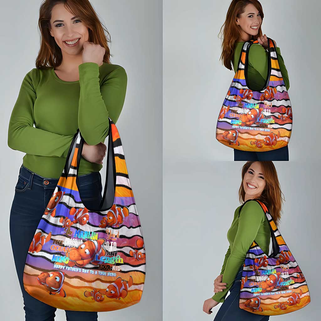 The Ocean Best Dad Grocery Bag Like Marlin Happy Fathers Day To a True Hero - Polynesian Pride