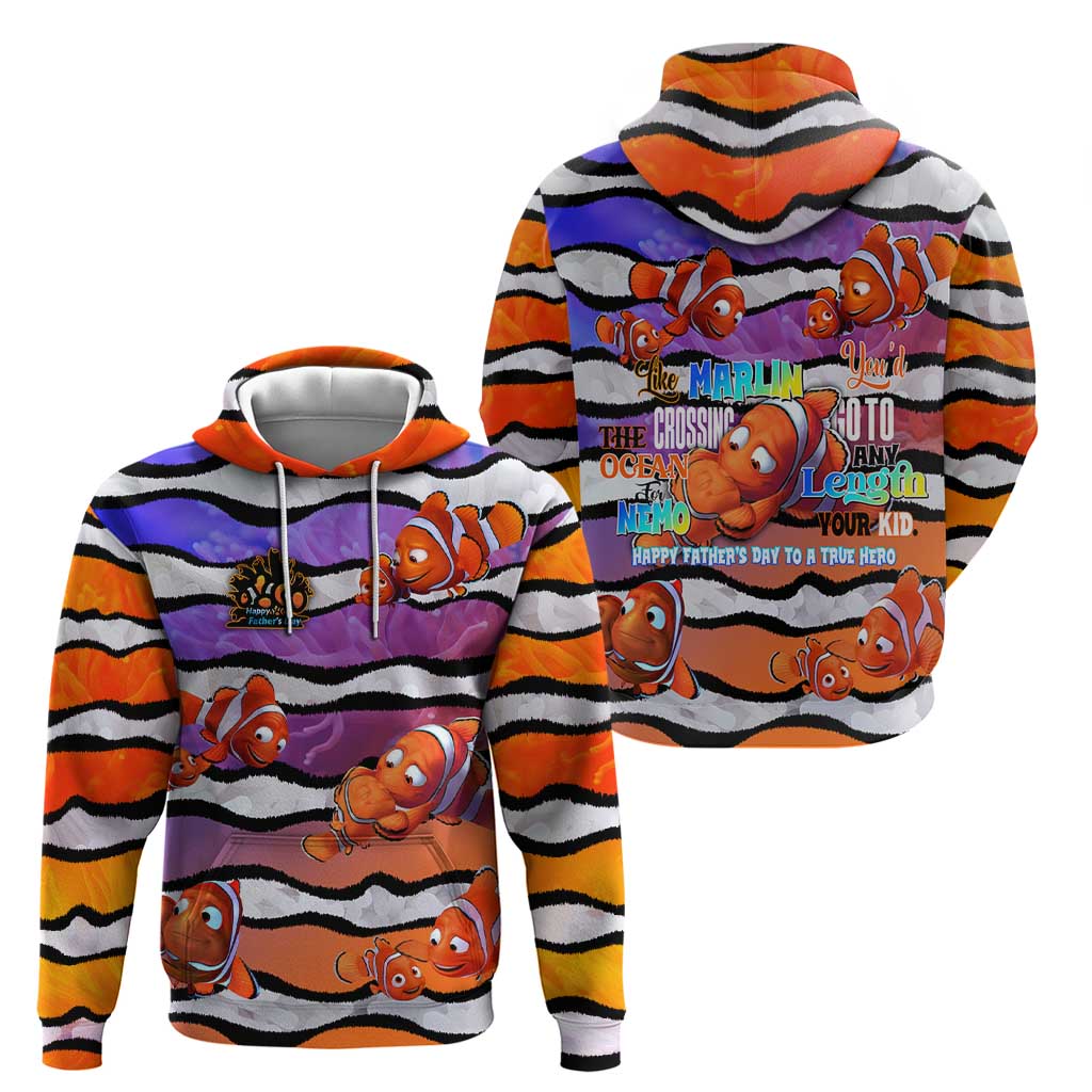 The Ocean Best Dad Hoodie Like Marlin Happy Fathers Day To a True Hero - Polynesian Pride