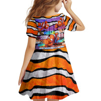 The Ocean Best Dad Kid Short Sleeve Dress Like Marlin Happy Fathers Day To a True Hero - Polynesian Pride