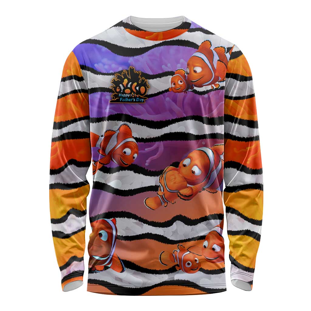 The Ocean Best Dad Long Sleeve Shirt Like Marlin Happy Fathers Day To a True Hero - Polynesian Pride