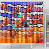 The Ocean Best Dad Shower Curtain Like Marlin Happy Fathers Day To a True Hero - Polynesian Pride