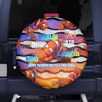 The Ocean Best Dad Spare Tire Cover Like Marlin Happy Fathers Day To a True Hero - Polynesian Pride