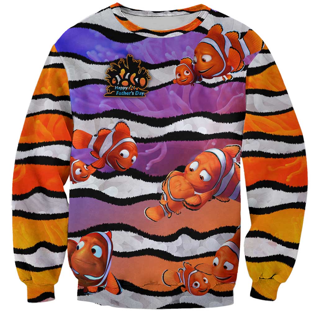 The Ocean Best Dad Sweatshirt Like Marlin Happy Fathers Day To a True Hero - Polynesian Pride