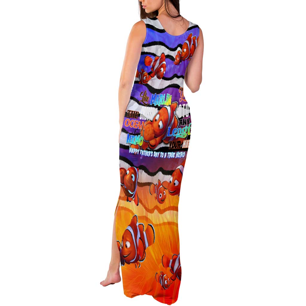 The Ocean Best Dad Tank Maxi Dress Like Marlin Happy Fathers Day To a True Hero - Polynesian Pride
