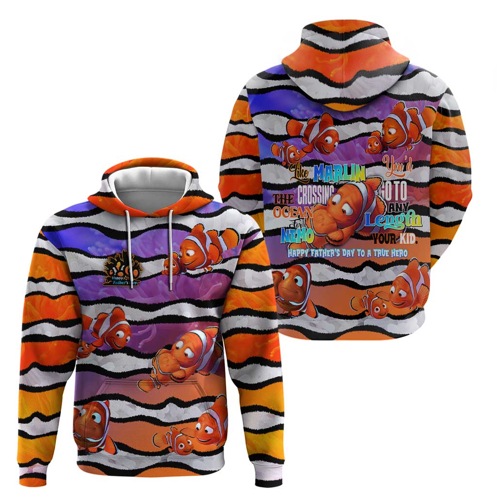 The Ocean Best Dad Zip Hoodie Like Marlin Happy Fathers Day To a True Hero - Polynesian Pride