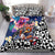 Kiwi New Zealand Rugby Bedding Set Kiwis Mascot Tropical Pattern