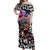 Personalized Kiwi New Zealand Rugby Off Shoulder Maxi Dress Kiwis Mascot Tropical Pattern