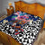 Kiwi New Zealand Rugby Quilt Kiwis Mascot Tropical Pattern