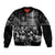 Personalized All Black Brothers Rugby Bomber Jacket New Zealand Maori Haka