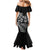 Personalized All Black Brothers Rugby Mermaid Dress New Zealand Maori Haka