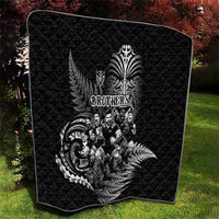 All Black Brothers Rugby Quilt New Zealand Maori Haka