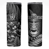 All Black Brothers Rugby Skinny Tumbler New Zealand Maori Haka